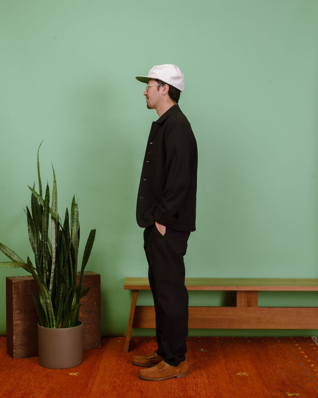 Original Bakers Jacket Ospina Cotton - Dark Navy