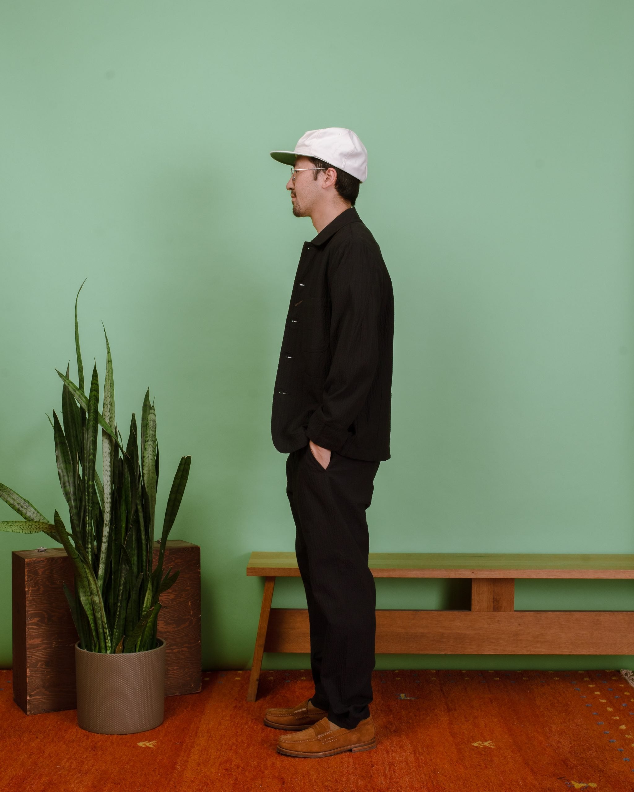 Original Bakers Jacket Ospina Cotton - Dark Navy