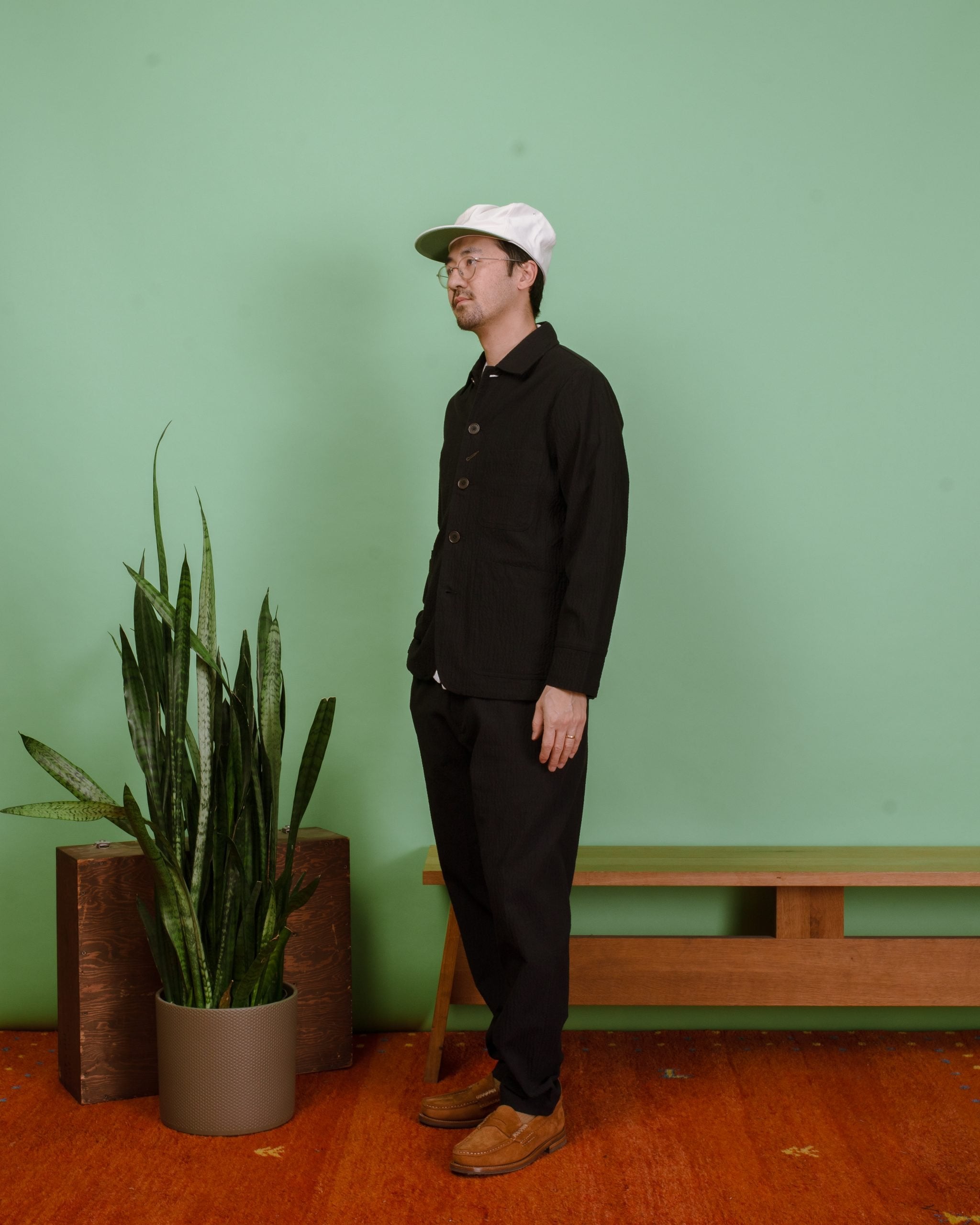 Original Bakers Jacket Ospina Cotton - Dark Navy