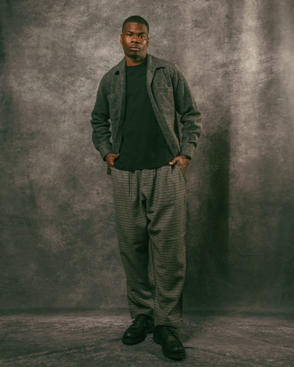 Work Shirt Grey Dam Marl