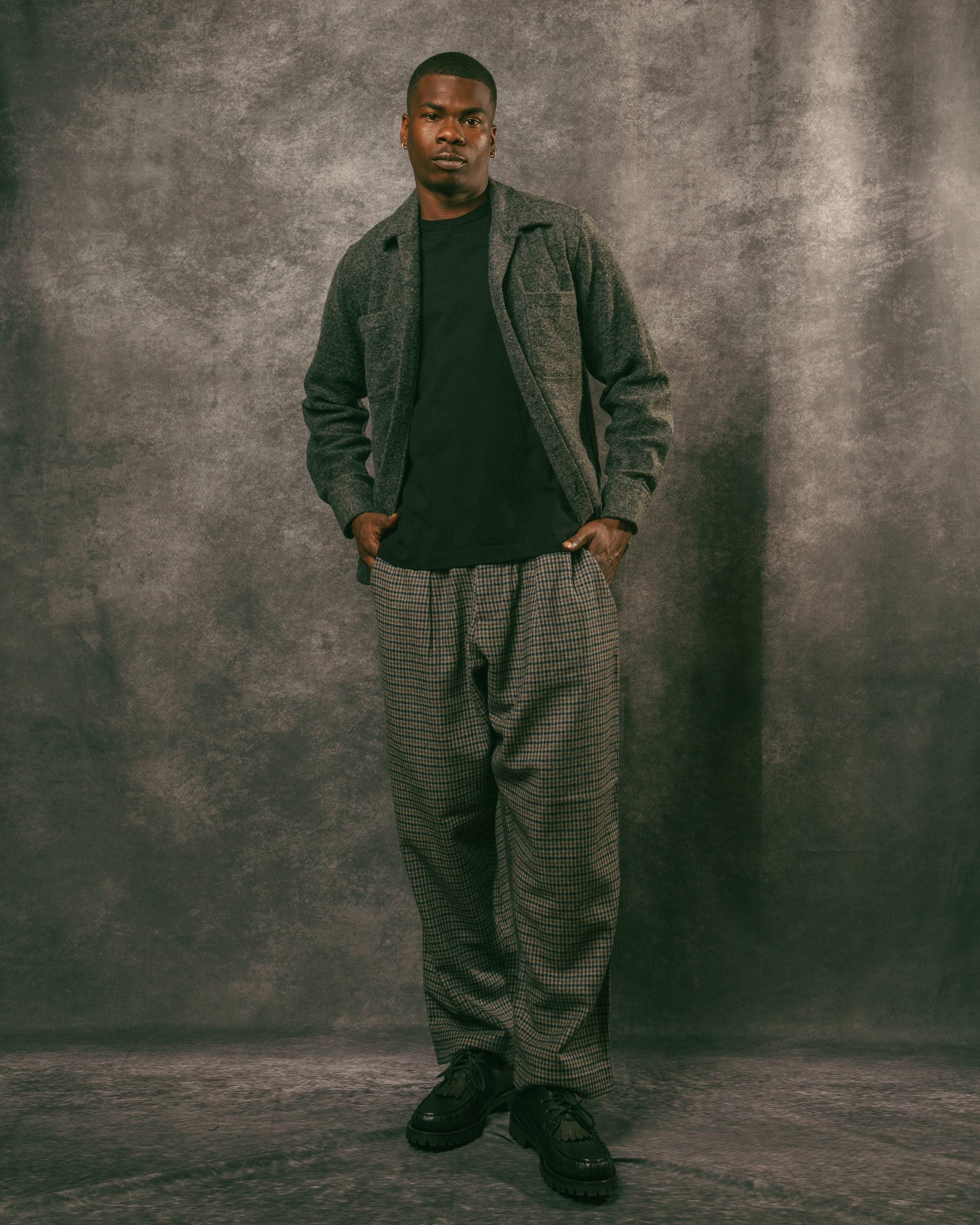 Work Shirt Grey Dam Marl