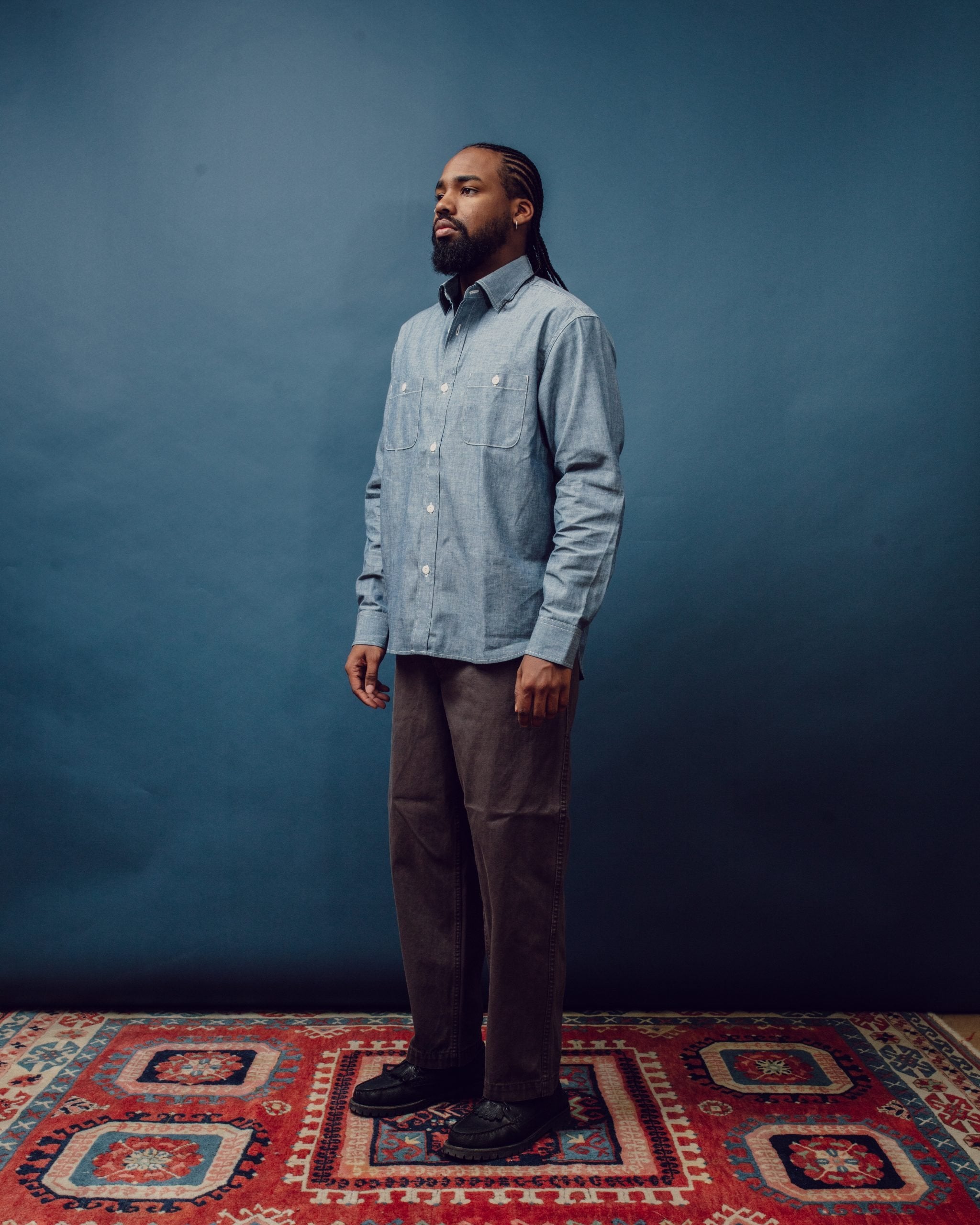 Chambray Shirt - Blue