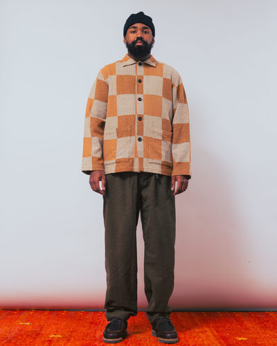 Easy Jacket Japanese Patchwork Sand