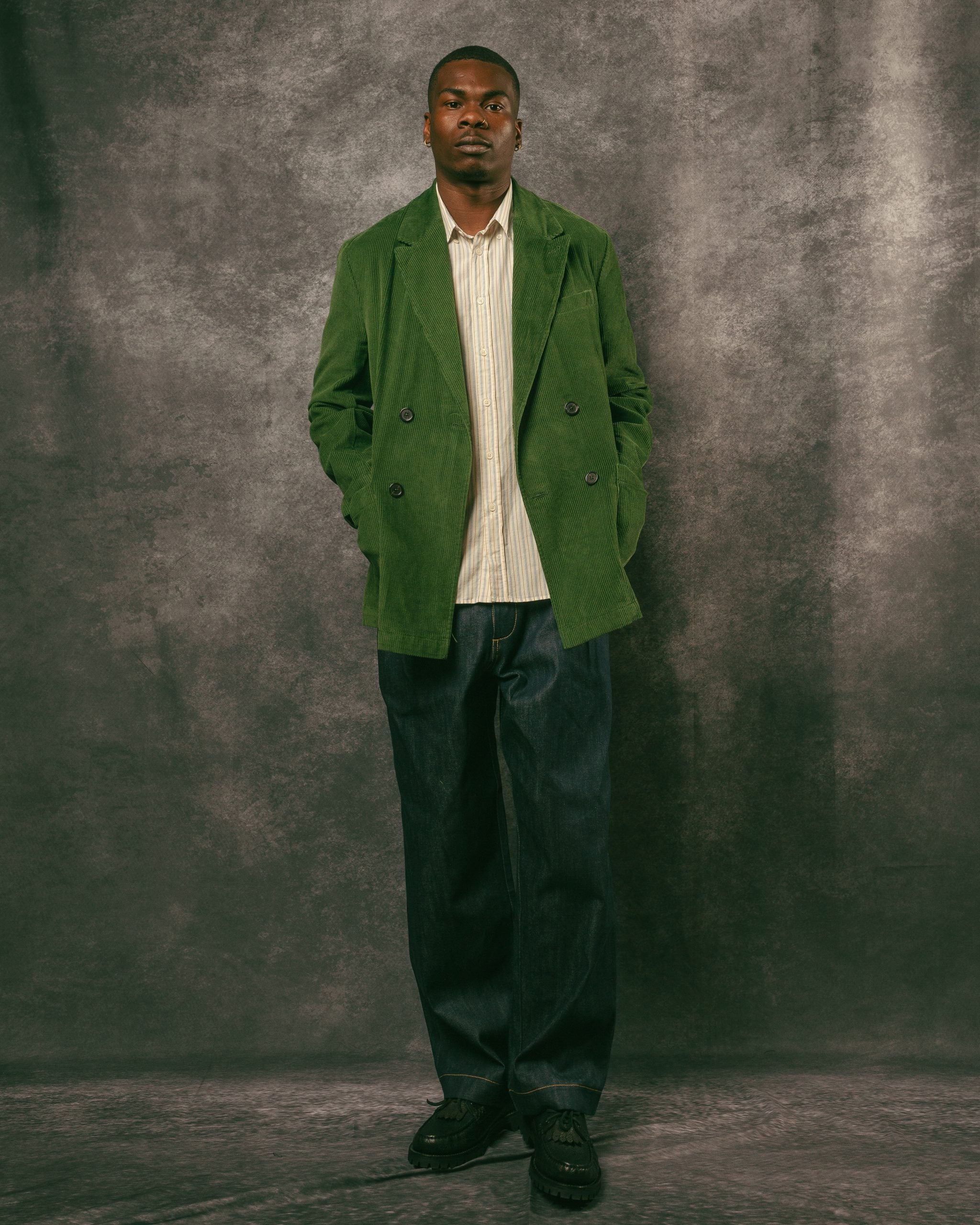 Manor Jacket Green Corduroy