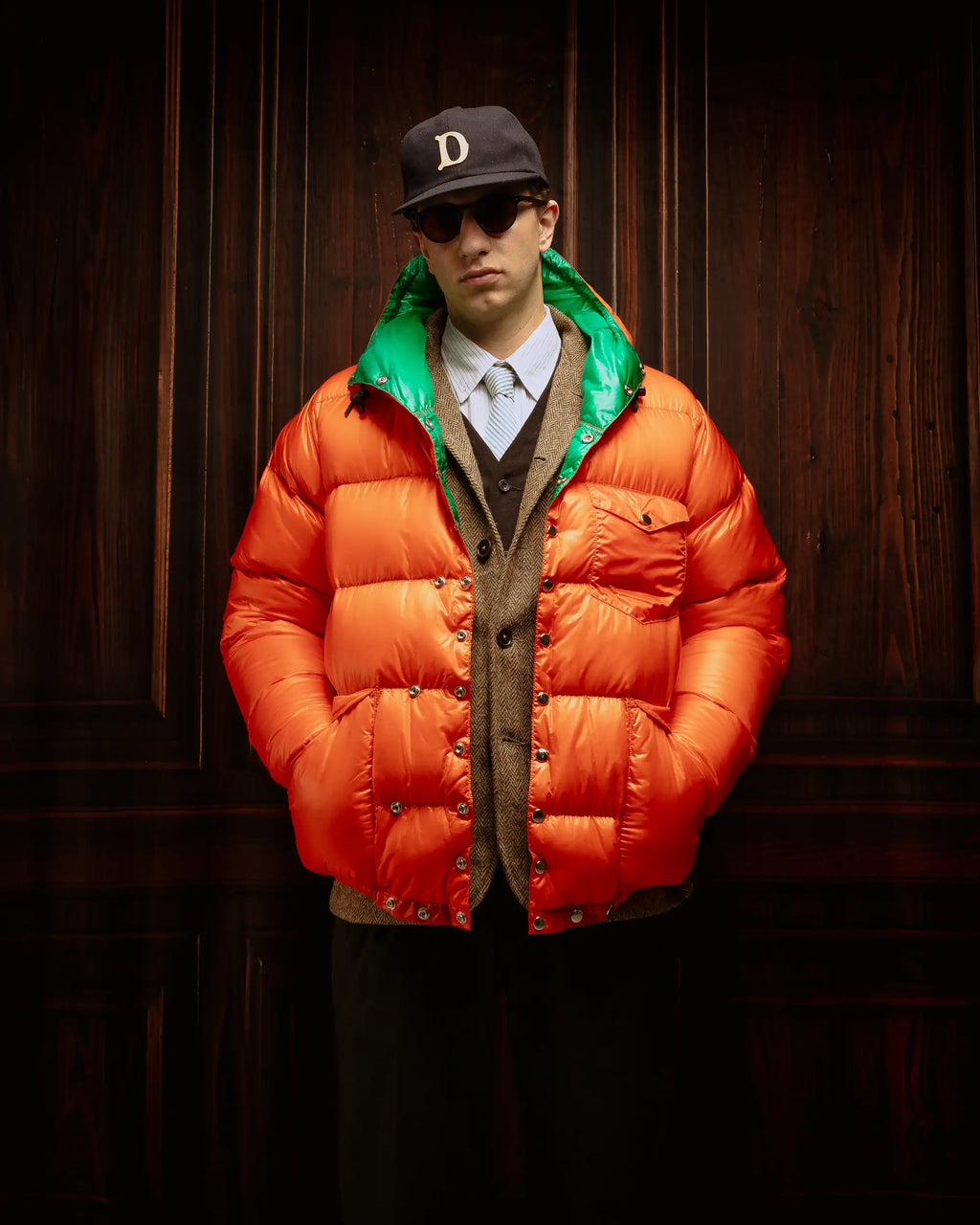 Snap Parka (Nylon) Orange