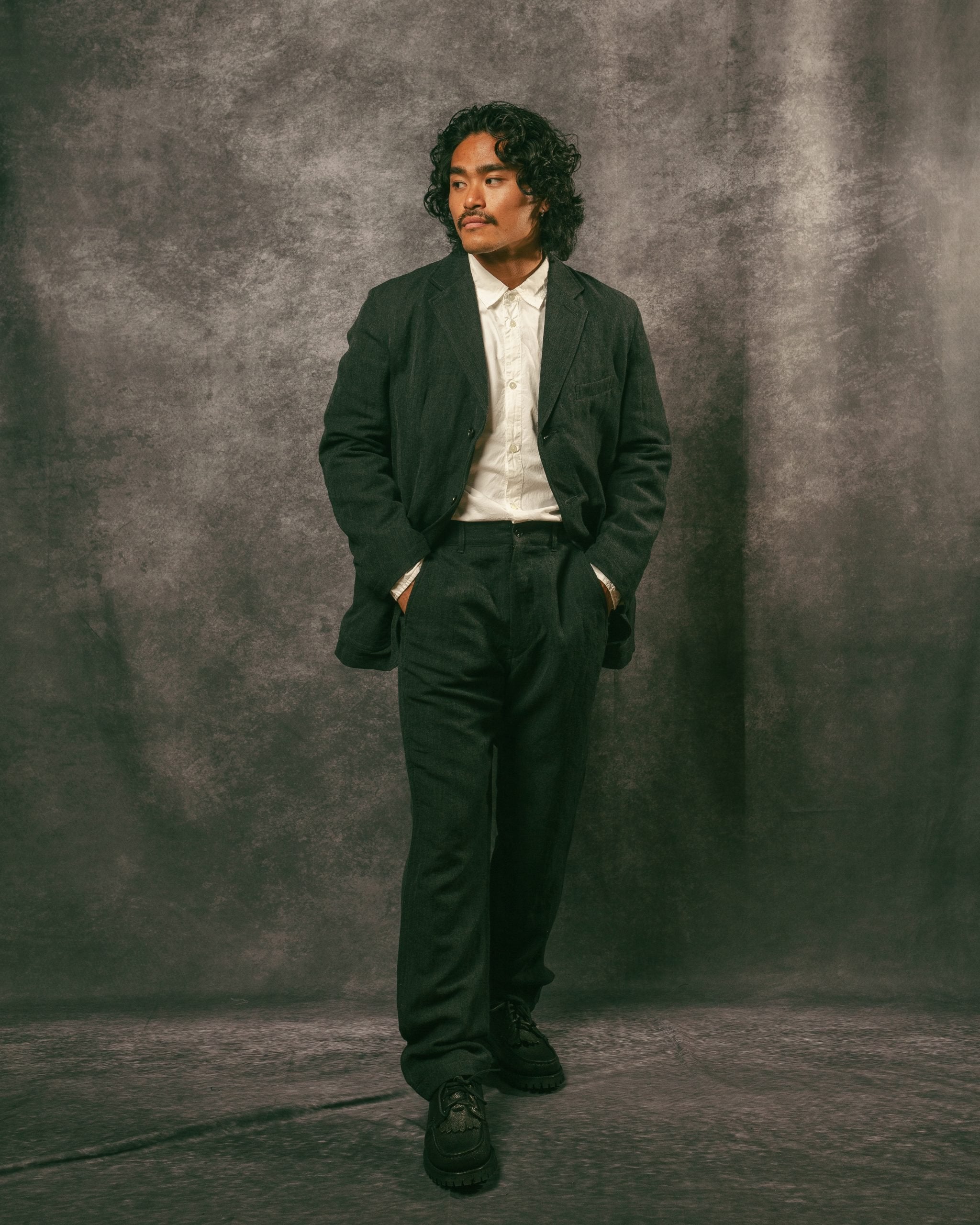 Serge Tapered Pants - Charcoal