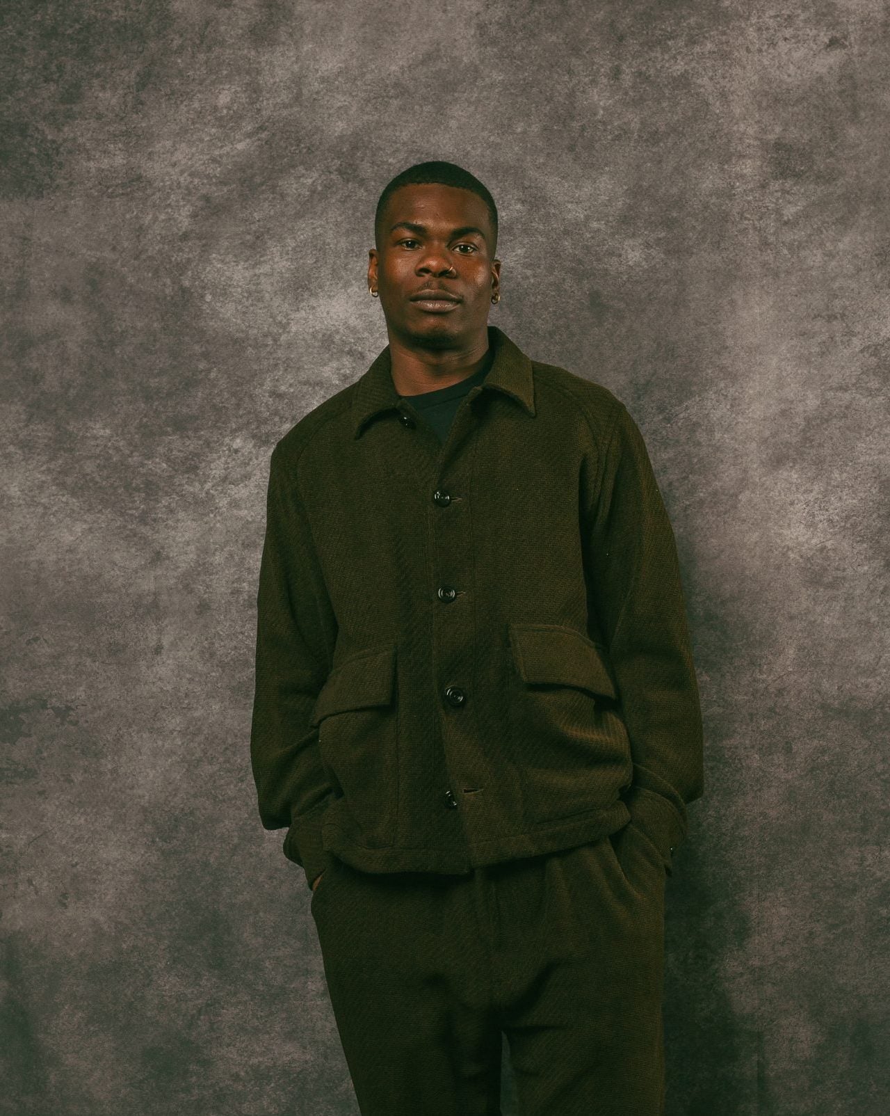 Brother New Jacket Shirt Trama Brown Wool/ Cotton