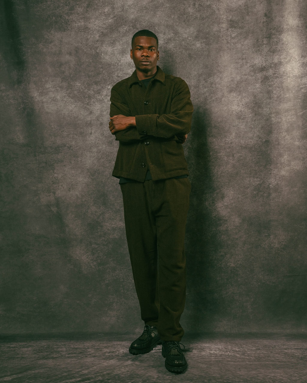 Brother New Jacket Shirt Trama Brown Wool/ Cotton