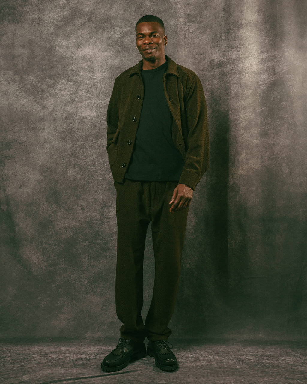 Brother New Jacket Shirt Trama Brown Wool/ Cotton