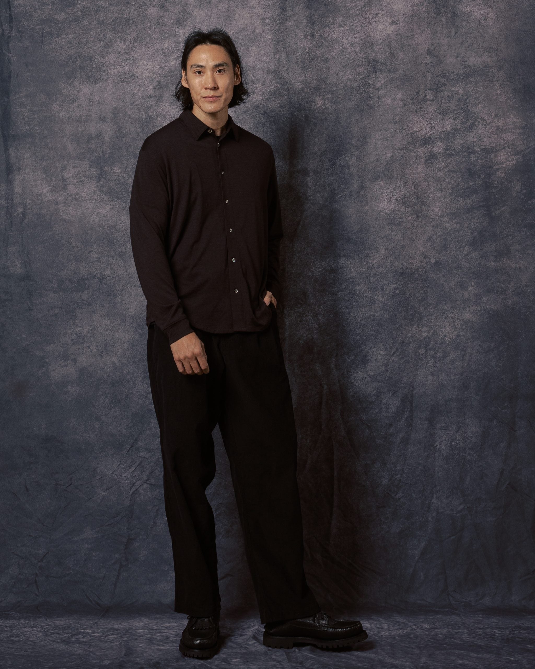 Wool Button Up Woodberry