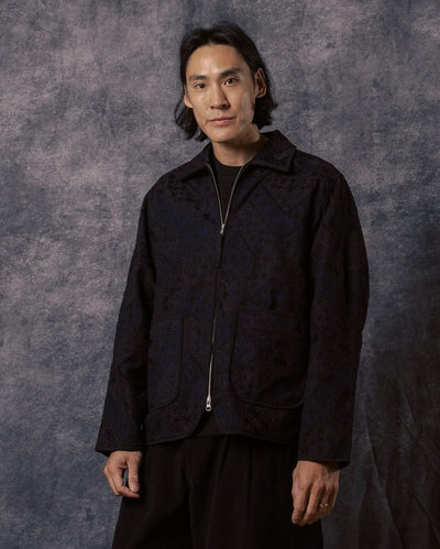 Craft Amardeep Embroidered Jacket Indigo EMB26