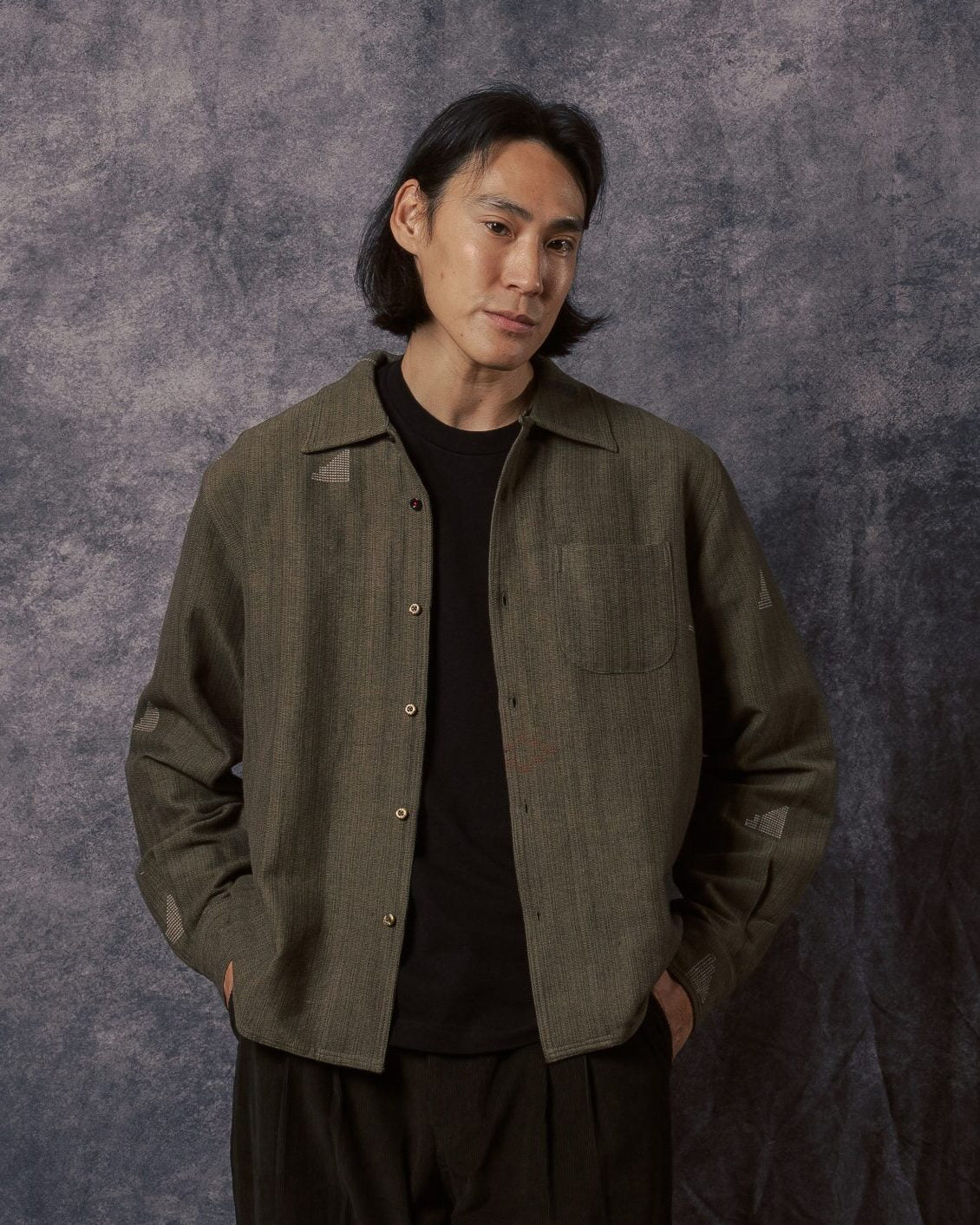 Chintan Shirt Olive EW08