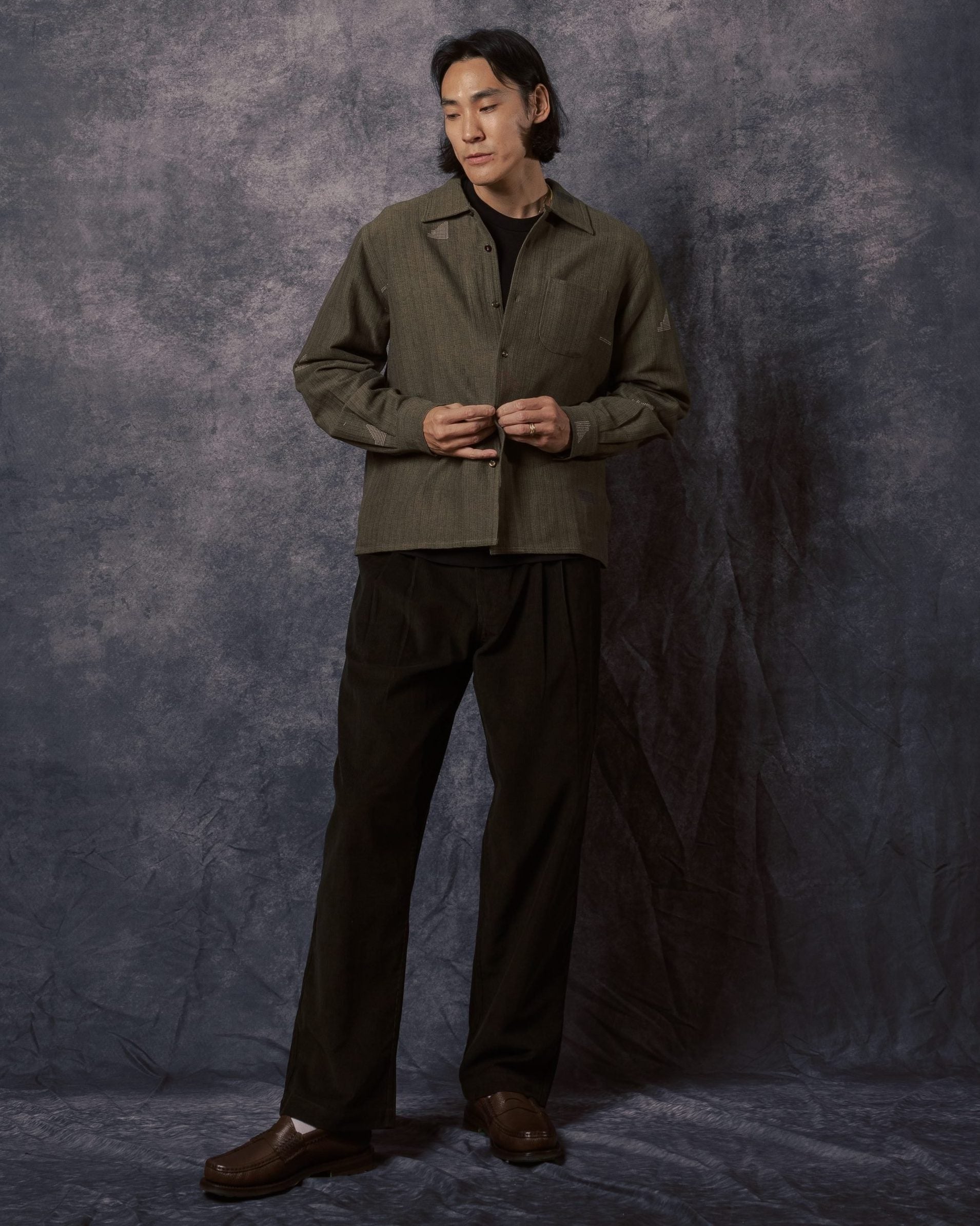 Chintan Shirt Olive EW08