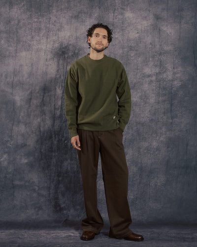 Classic Crew Sweatshirt Olive Drab