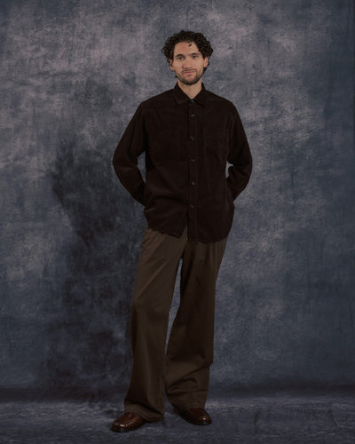 Quito Shirt Mersey Cord Brown