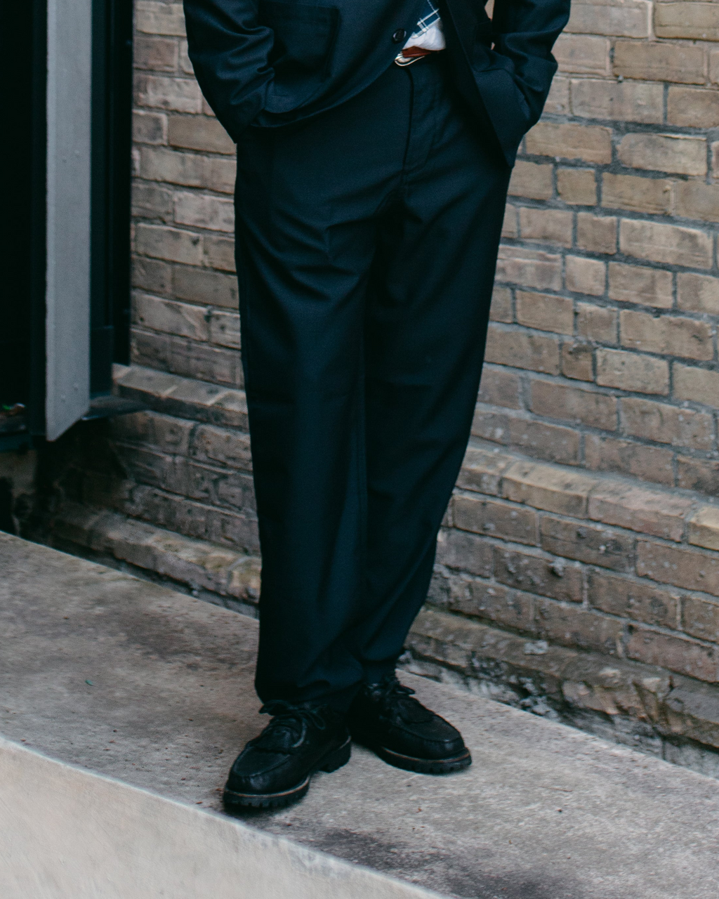 Military Chino Tropical Suiting - Navy