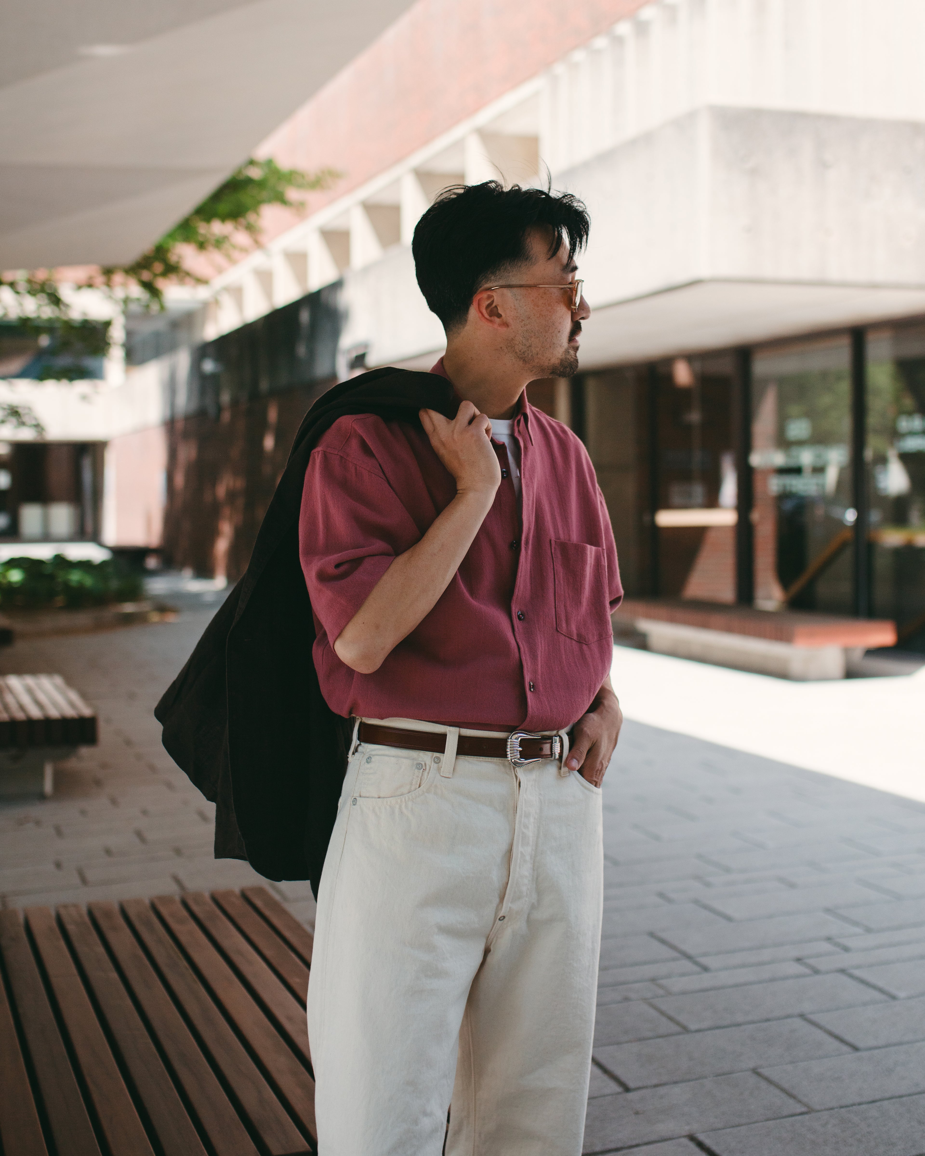 French Work Pants Ecru