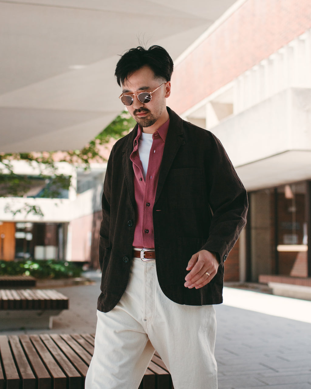 French Work Pants Ecru