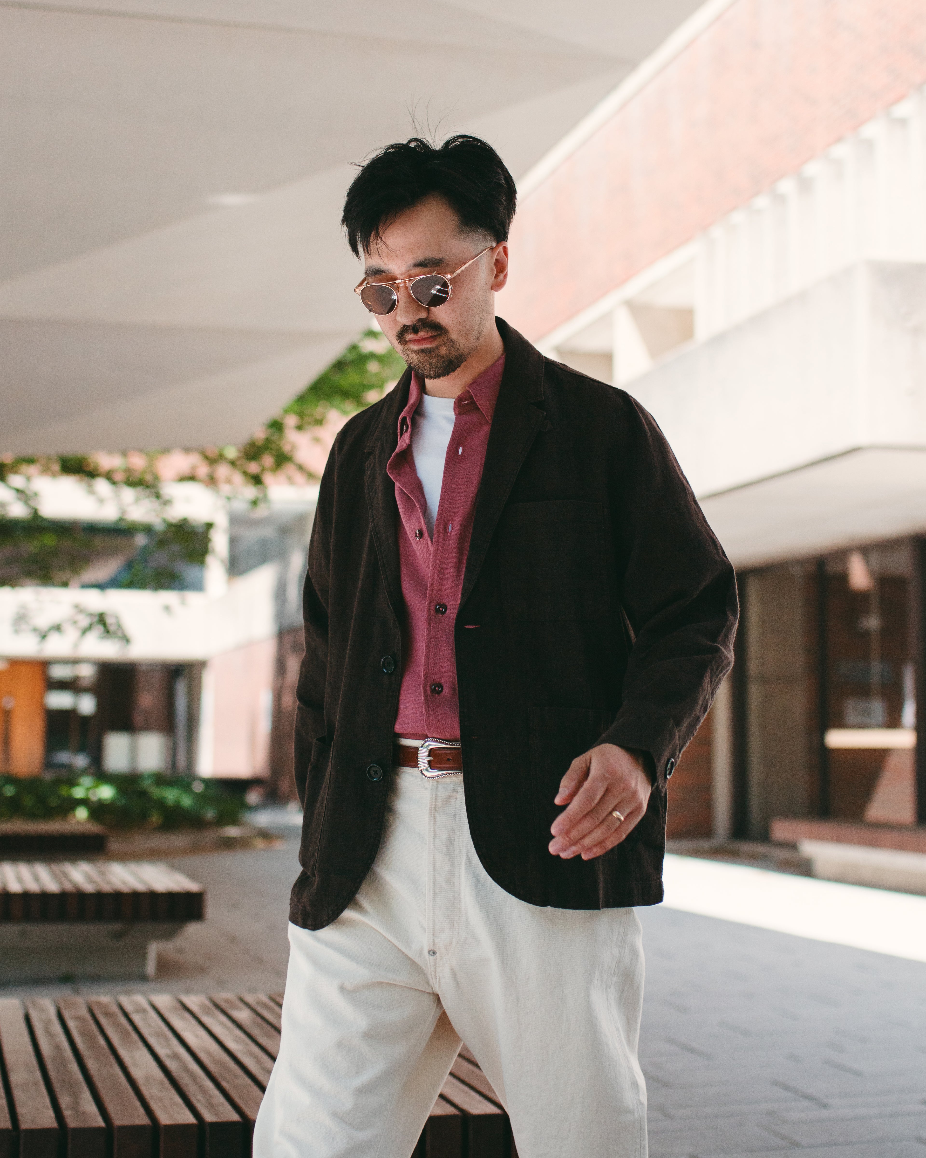 French Work Pants Ecru