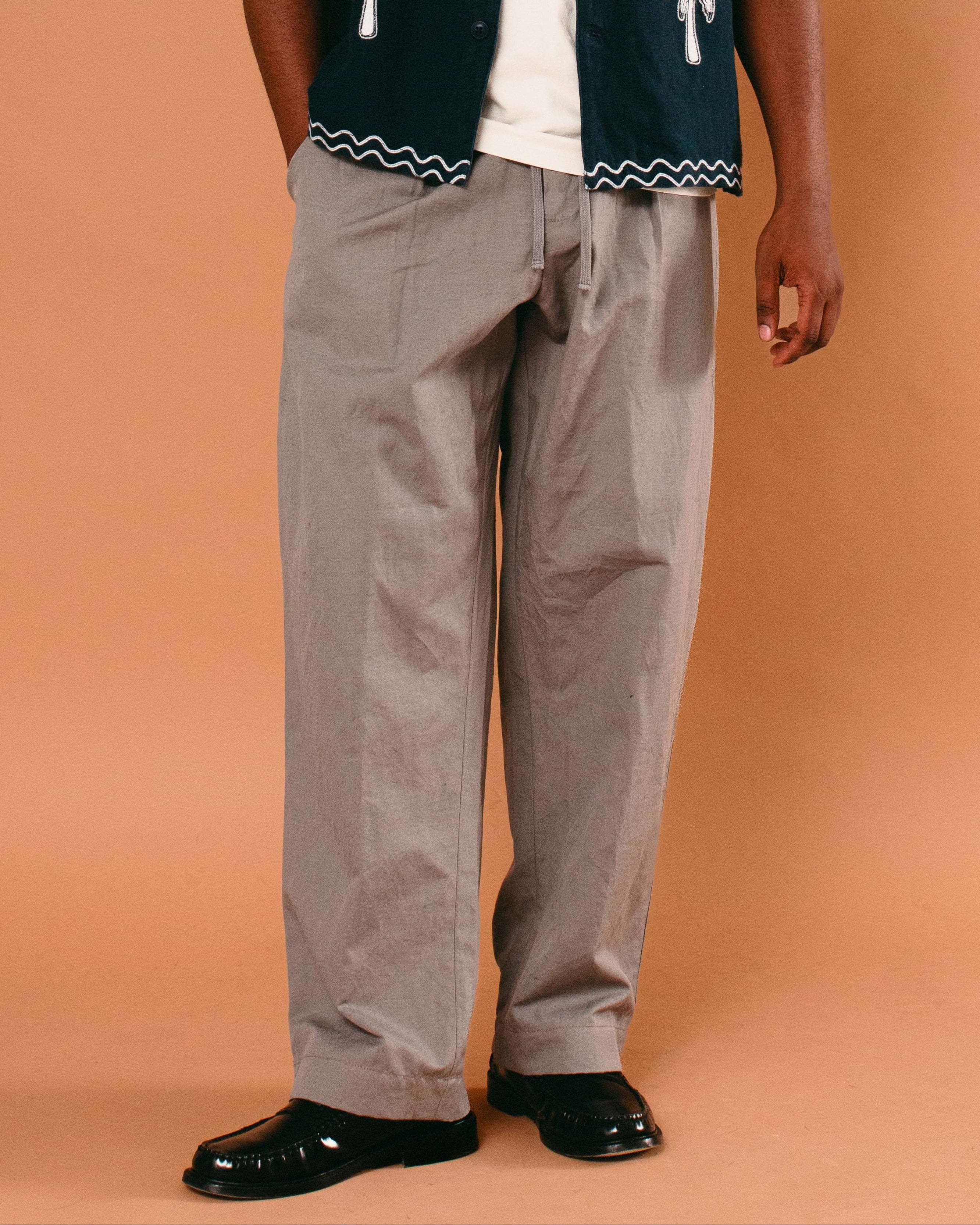 Veloso Shirt - Flock Palms Blue