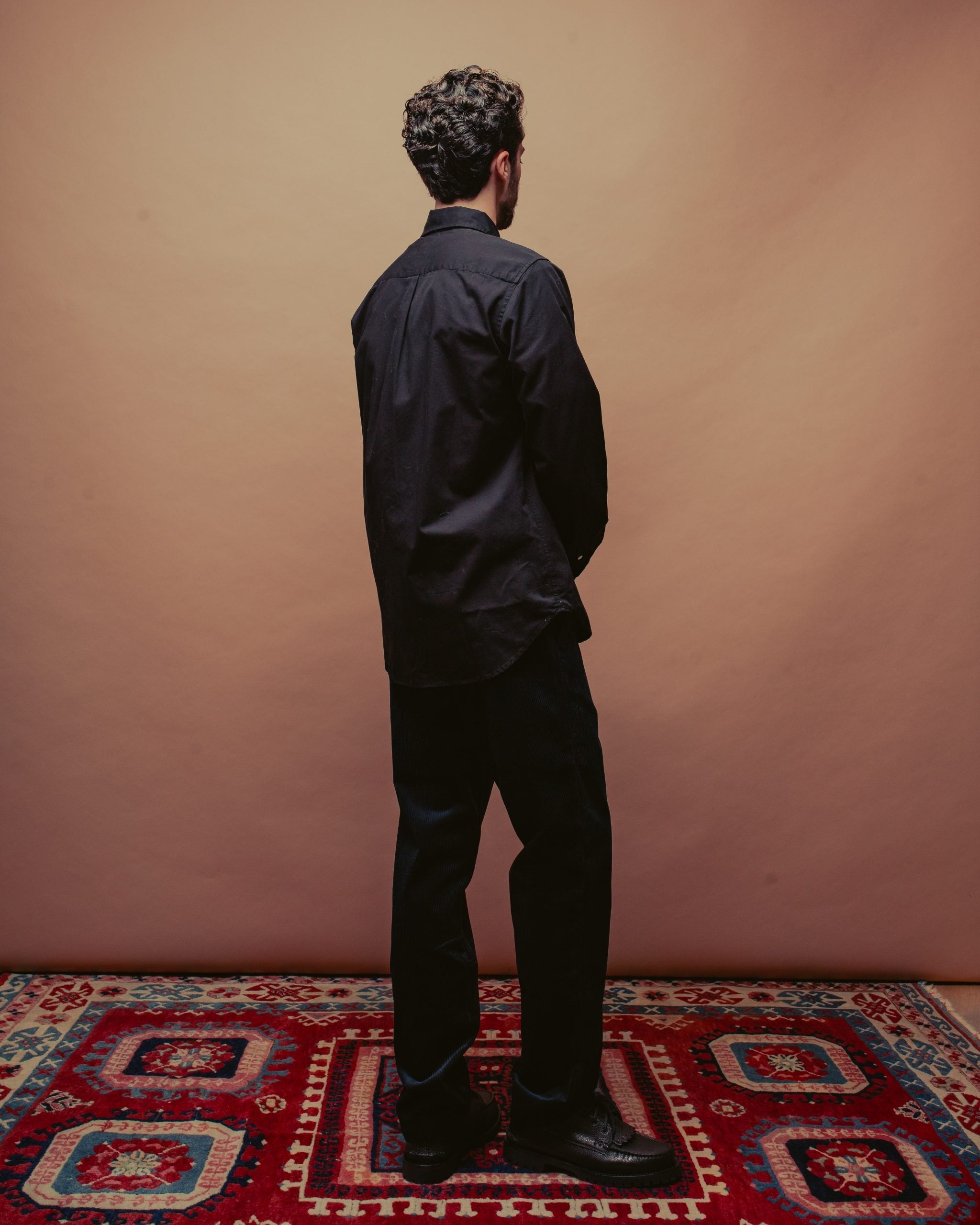 Osvald BD Twill Shirt - Black