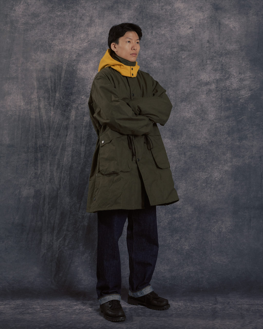 Barbour x KS Bedale Casual Field Coat Khaki Brown