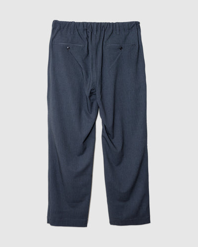 Twill Double Pleated Wide Pants Gray