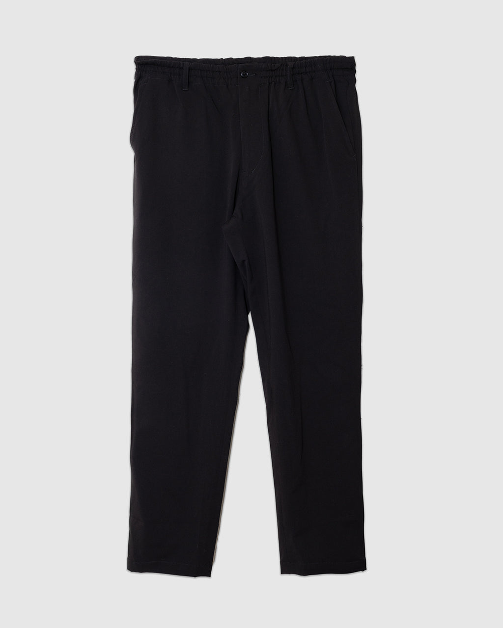 Twill Tapered Easy Pant Black