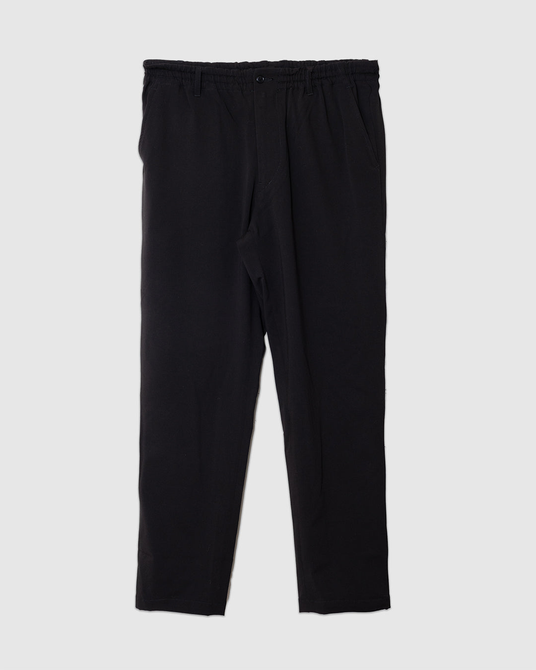 Twill Tapered Easy Pant Black
