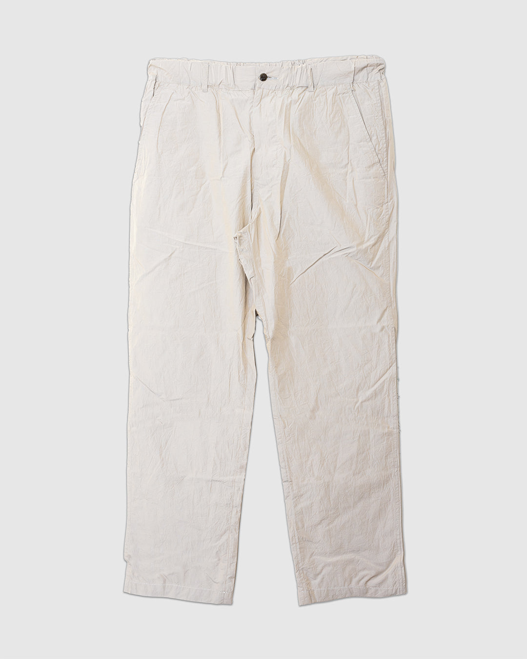 Crinkle Typewriter Tapered Easy Pant Gray
