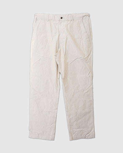 Crinkle Typewriter Tapered Easy Pant Gray