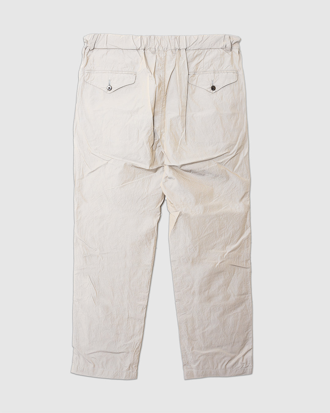 Crinkle Typewriter Tapered Easy Pant Gray