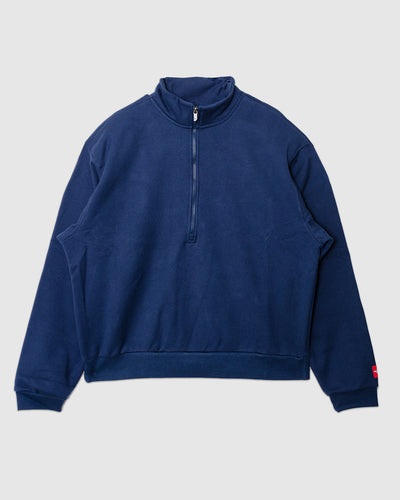 Men's TNF Red Box Half Zip Summit Navy