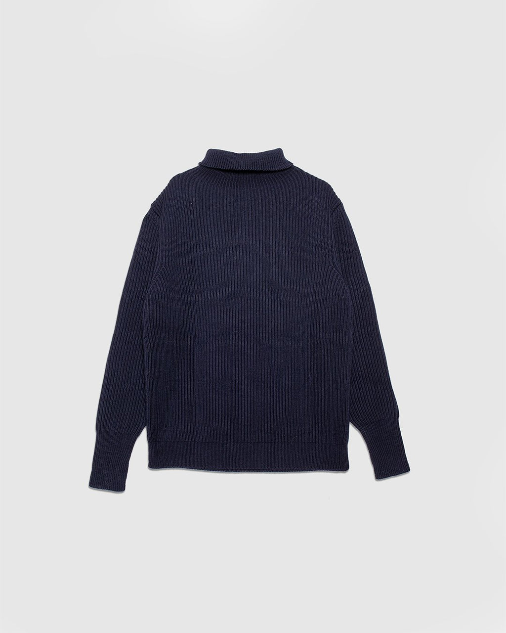 Navy Turtleneck - Navy Blue