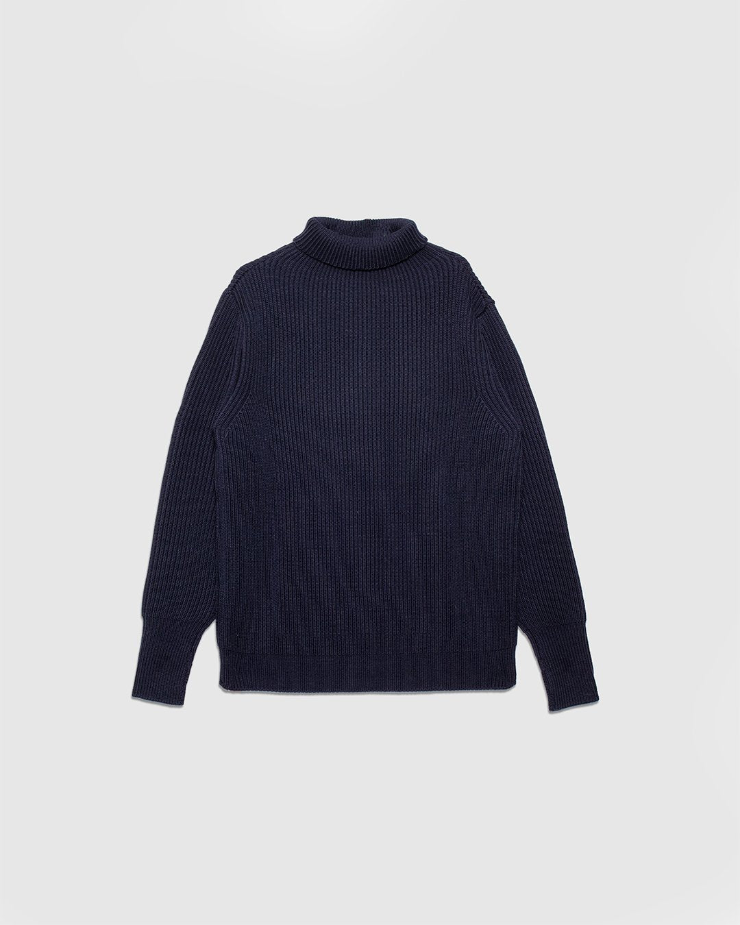 Navy Turtleneck - Navy Blue
