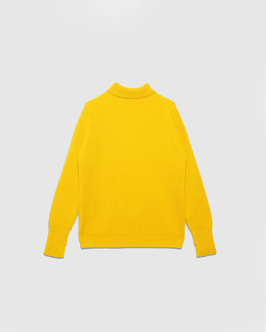 Navy Turtleneck Yellow