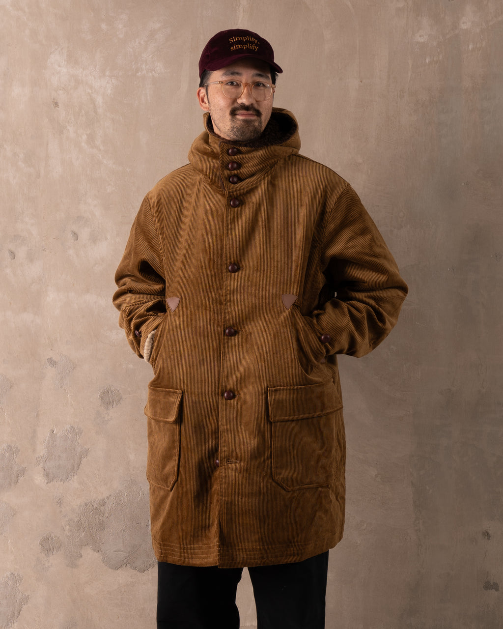 Army Coat - 8W Corduroy Brown