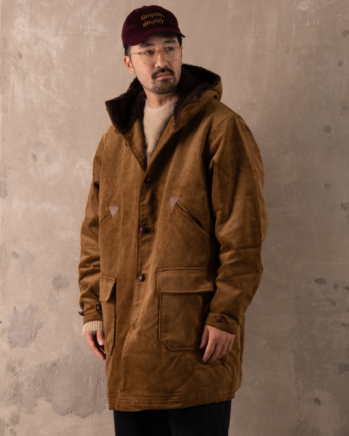 Army Coat - 8W Corduroy Brown