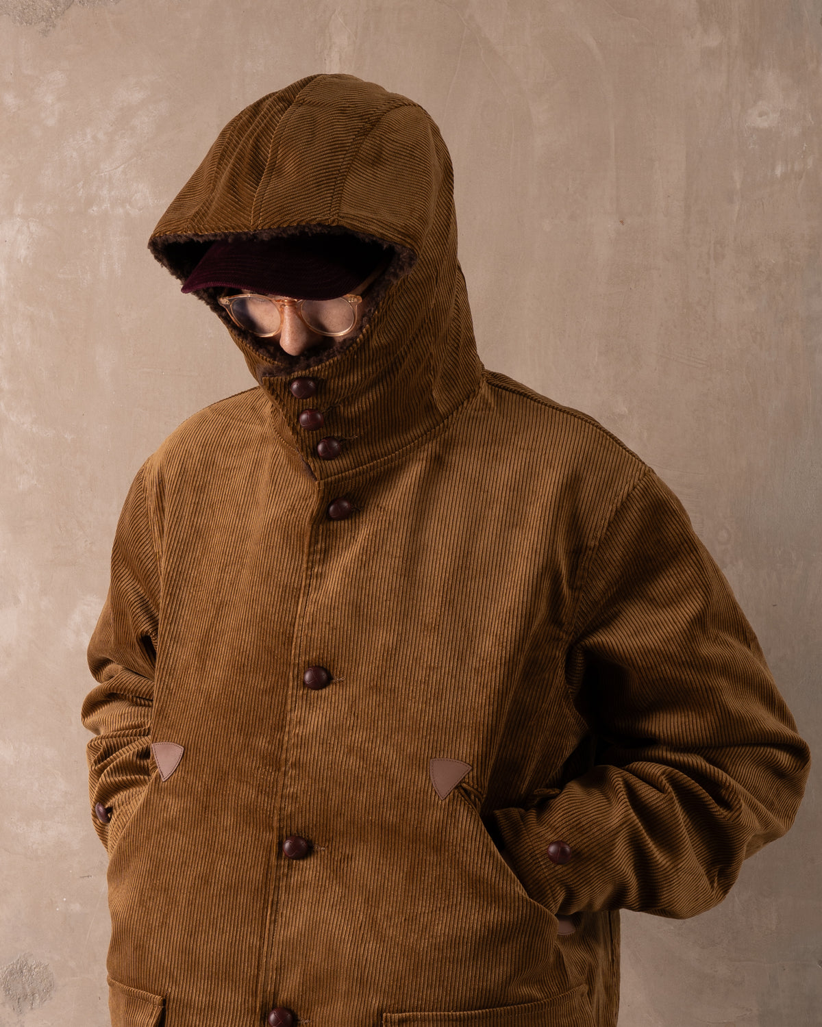 Army Coat - 8W Corduroy Brown