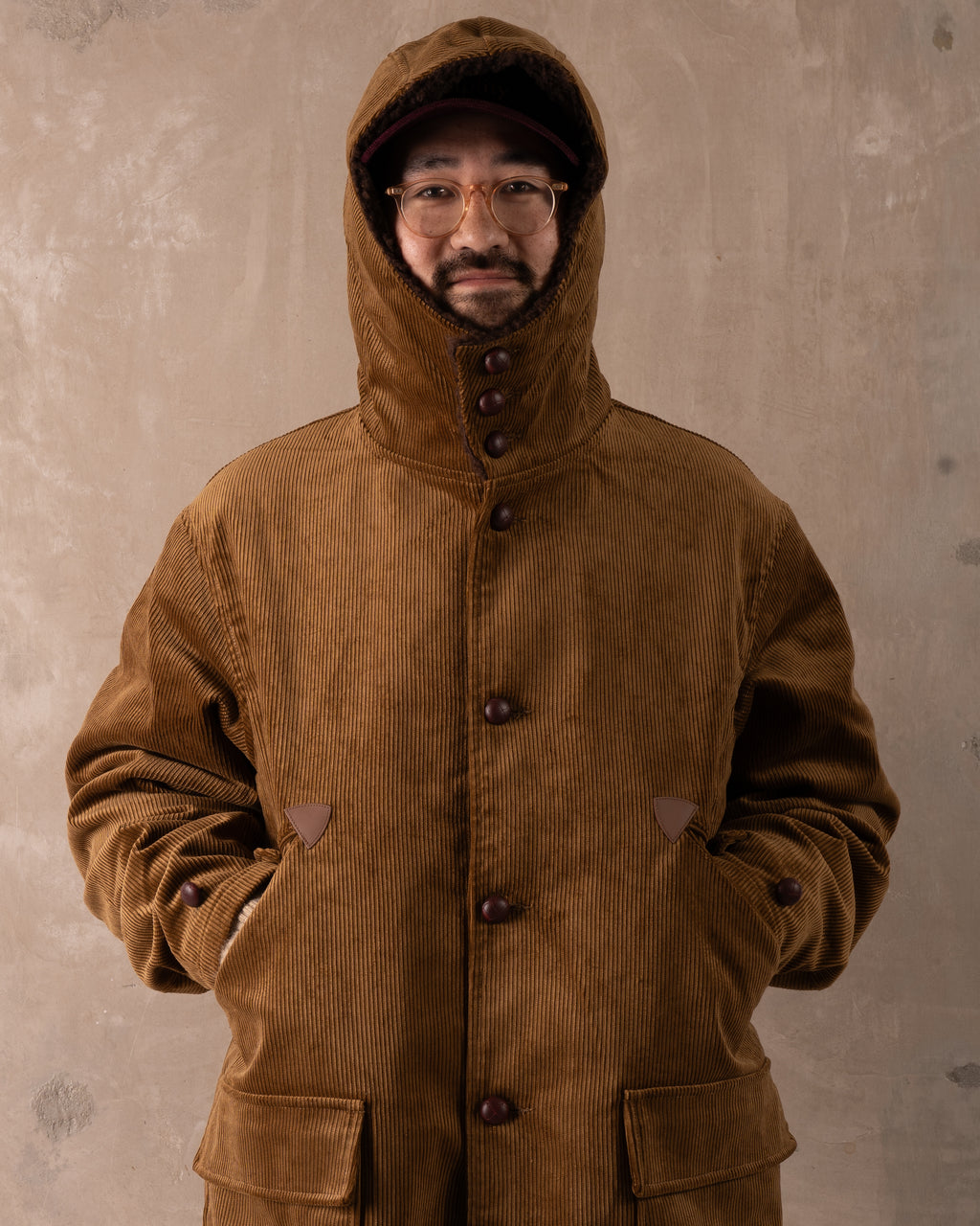 Army Coat - 8W Corduroy Brown