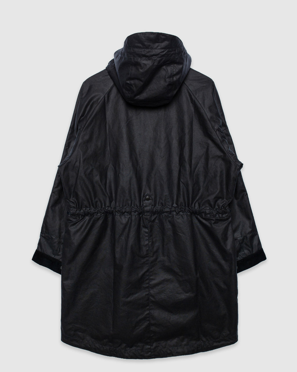 Barbour x Norbit Long Wax Jacket Navy