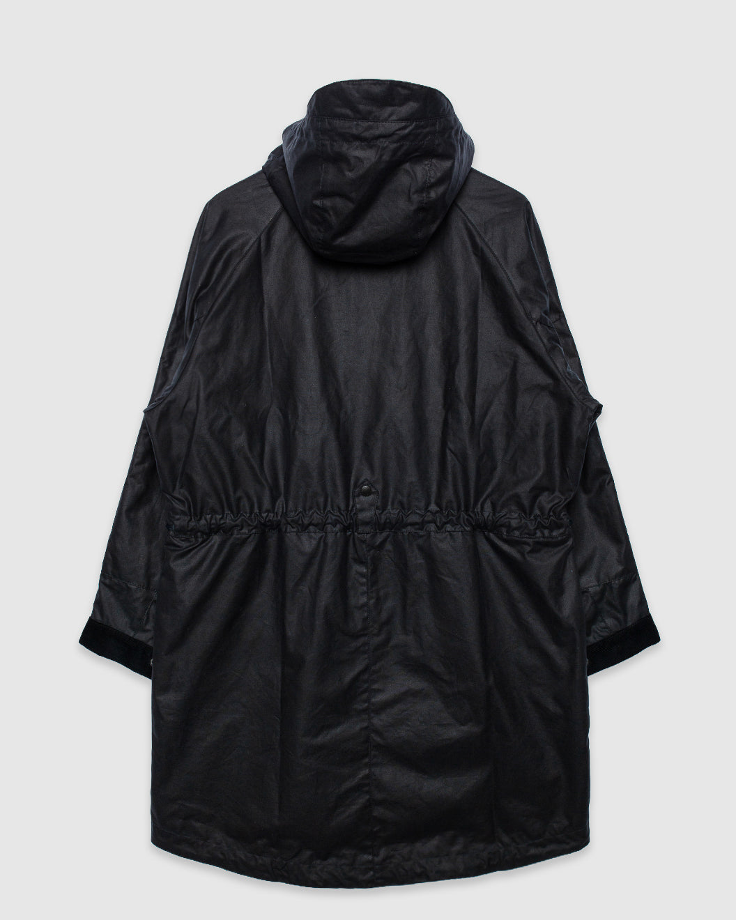 Barbour x Norbit Long Wax Jacket Navy