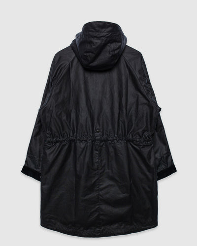 Barbour x Norbit Long Wax Jacket Navy