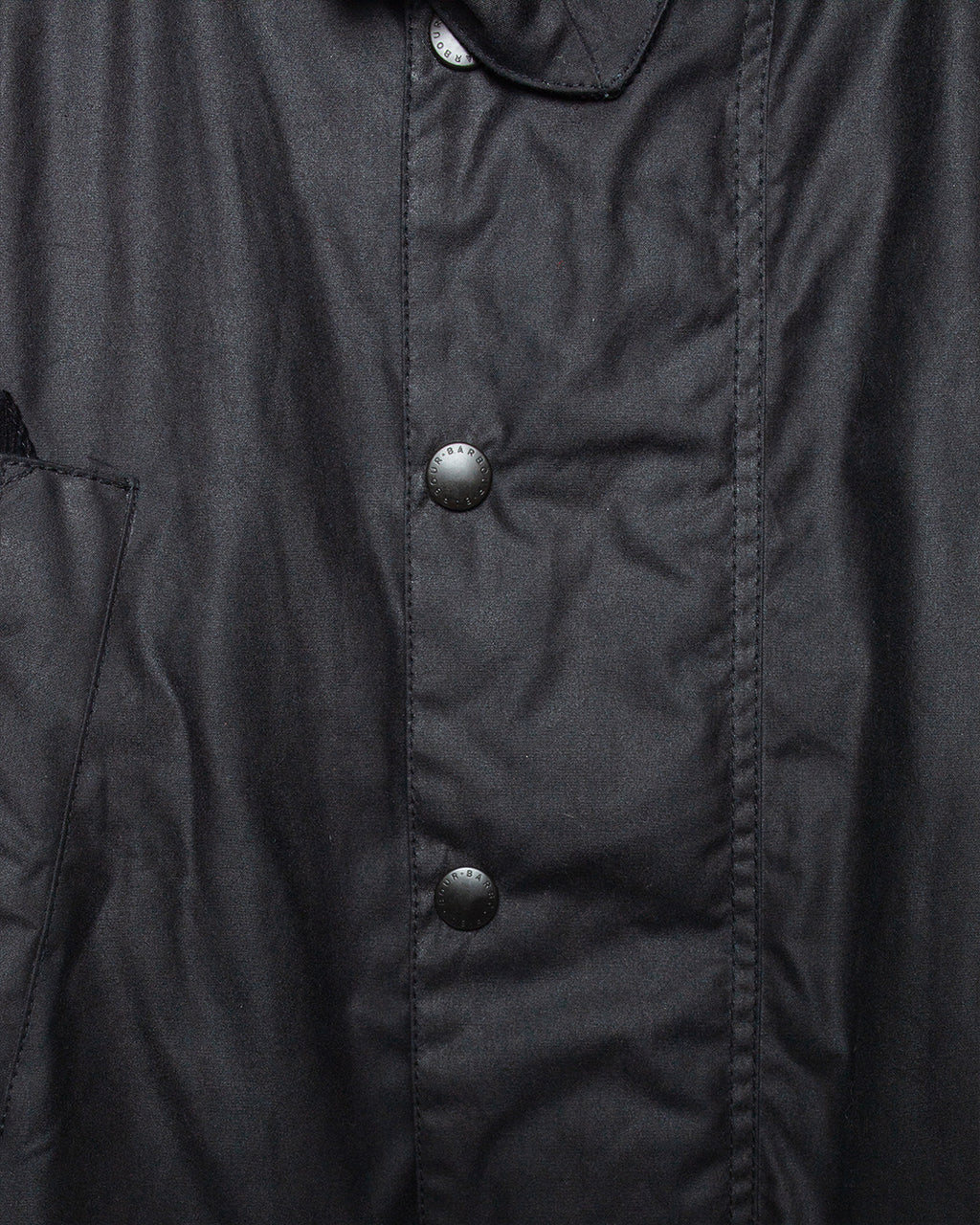 Barbour x Norbit Long Wax Jacket Navy