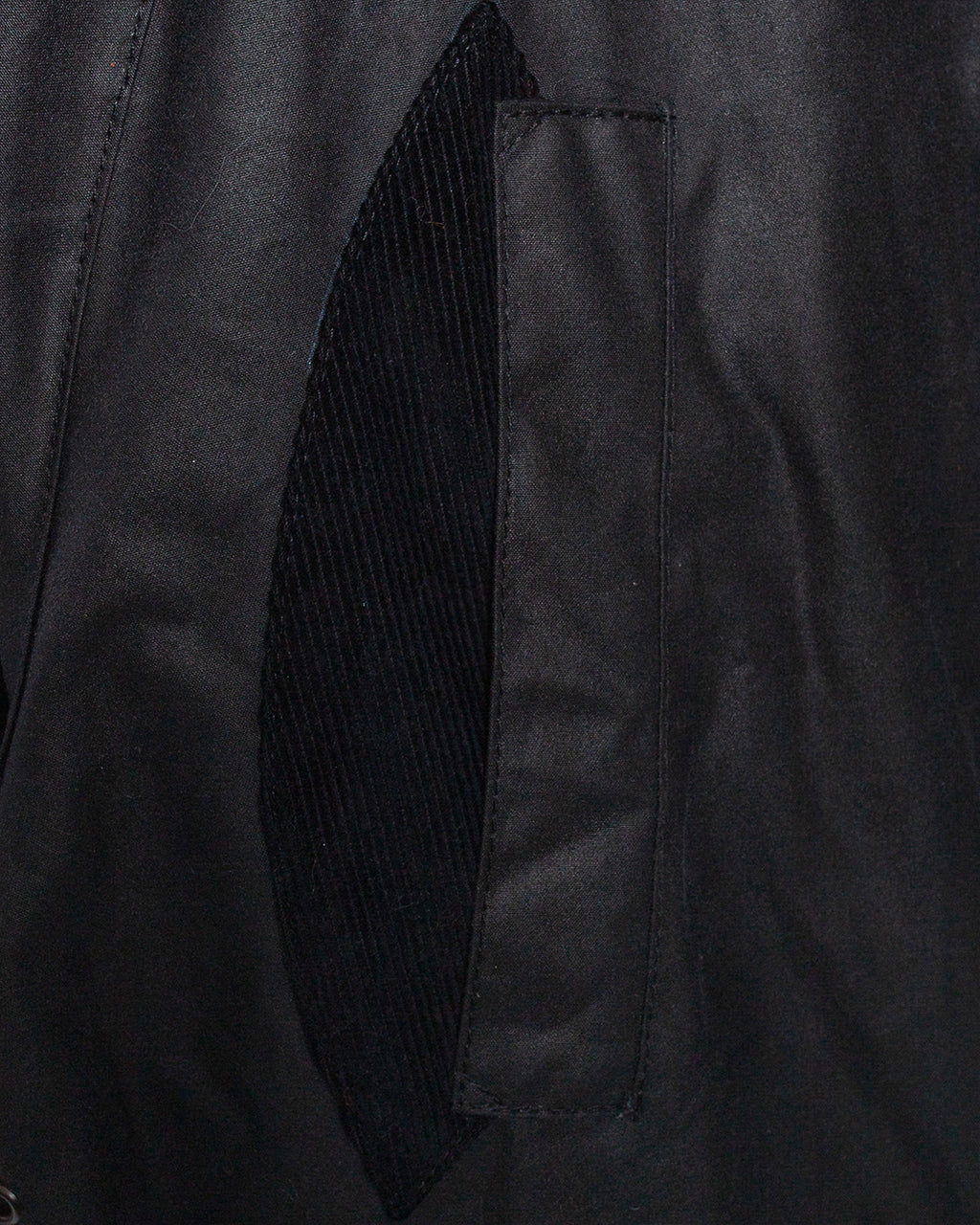 Barbour x Norbit Long Wax Jacket Navy