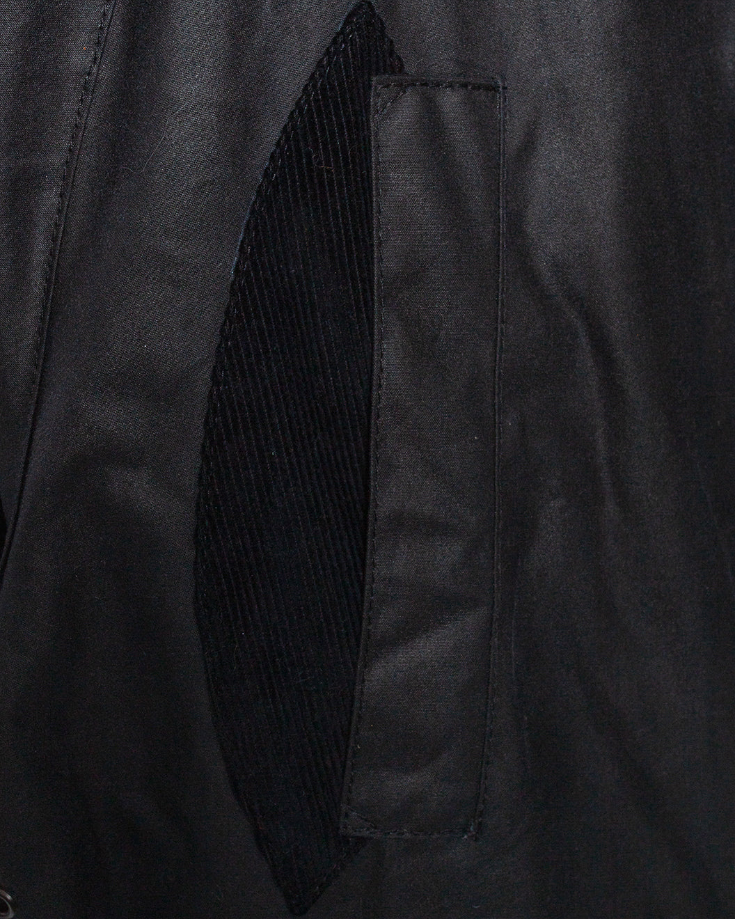 Barbour x Norbit Long Wax Jacket Navy