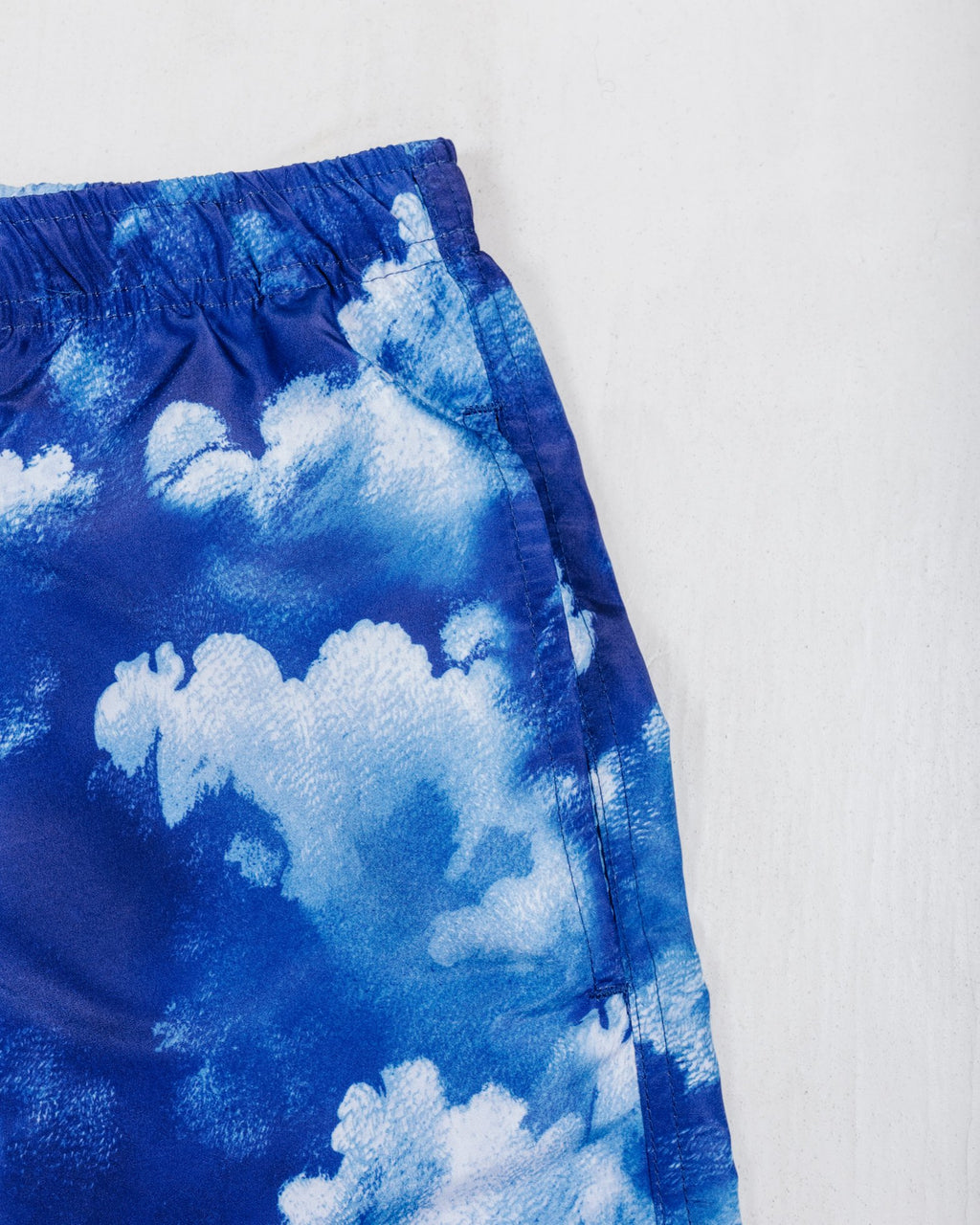 Cloud Swim Trunk - Blue/ White