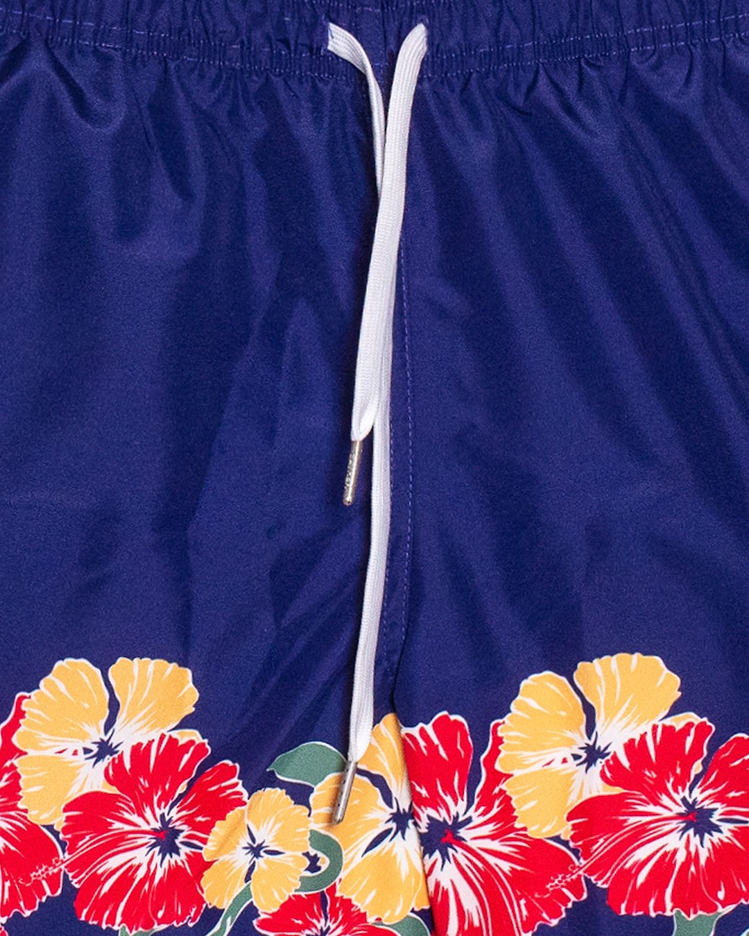 Ornate Bloom Swim Trunk - Indigo