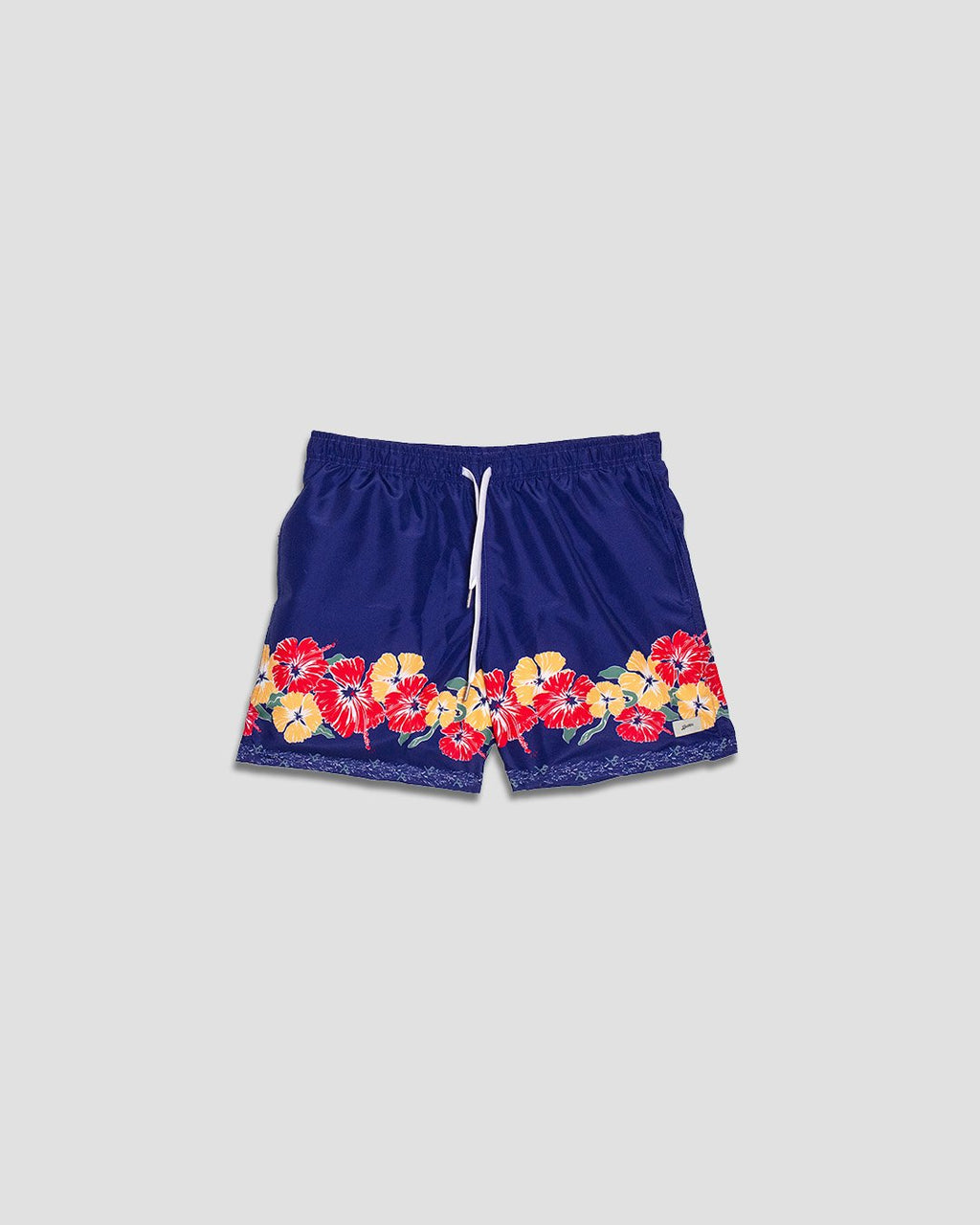 Ornate Bloom Swim Trunk - Indigo