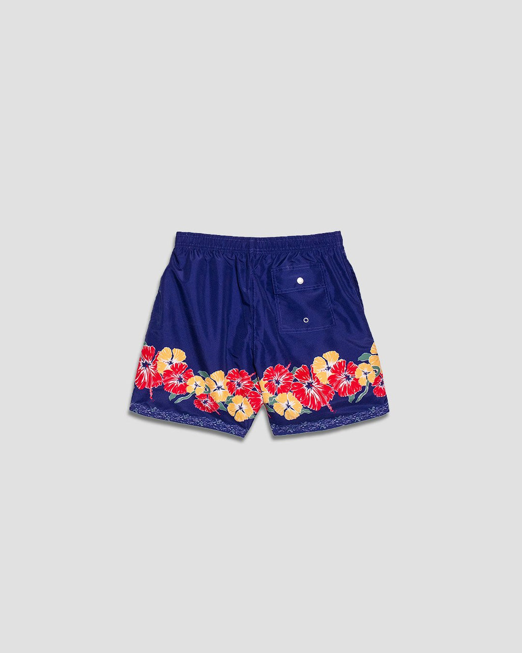 Ornate Bloom Swim Trunk - Indigo